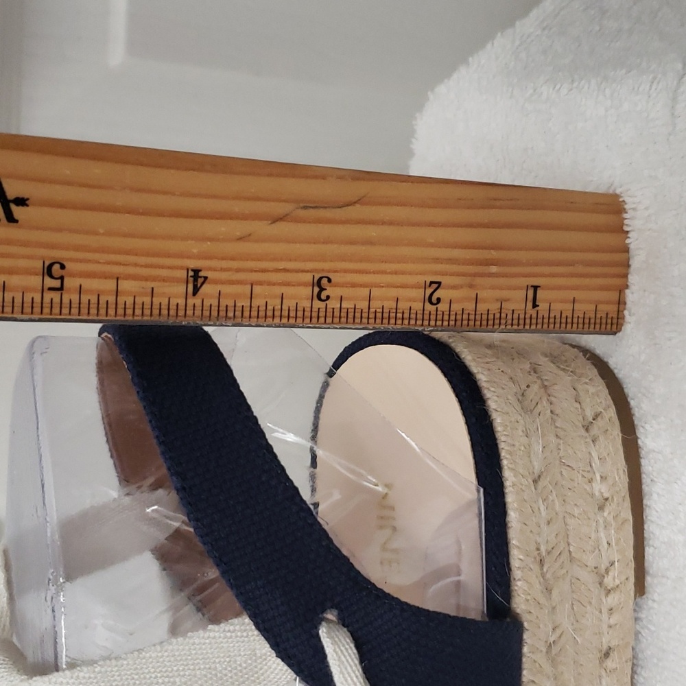 NWOT Ninewest Appaloosa Sling Back Lace-Tie Espadrille-Size 10 1/2 - Picture 5 of 8